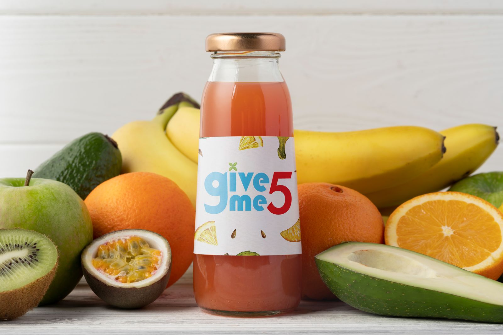 Giveme5 Juices Brand Identity